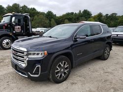 Salvage cars for sale at Mendon, MA auction: 2021 GMC Acadia SLE