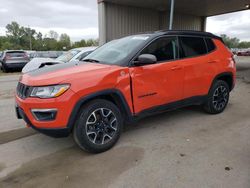 Salvage cars for sale at Fort Wayne, IN auction: 2020 Jeep Compass Trailhawk