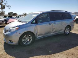 Salvage cars for sale at San Martin, CA auction: 2016 Toyota Sienna XLE