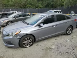 Salvage cars for sale at Waldorf, MD auction: 2015 Hyundai Sonata SE