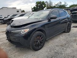 Salvage cars for sale at Opa Locka, FL auction: 2019 Alfa Romeo Stelvio