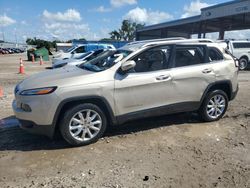 Salvage cars for sale at Riverview, FL auction: 2015 Jeep Cherokee Limited