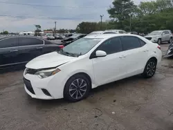 Salvage cars for sale at Lexington, KY auction: 2014 Toyota Corolla L