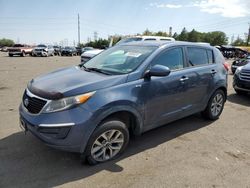 Salvage cars for sale from Copart Denver, CO: 2016 KIA Sportage LX