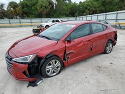 Salvage cars for sale from Copart Fort Pierce, FL: 2020 Hyundai Elantra SEL