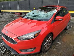 Salvage cars for sale at Waldorf, MD auction: 2015 Ford Focus SE