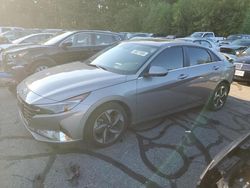 Salvage cars for sale at Exeter, RI auction: 2021 Hyundai Elantra Limited