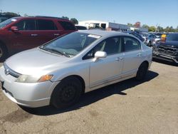 Honda salvage cars for sale: 2006 Honda Civic LX