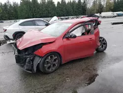 2021 KIA Forte FE en venta en Arlington, WA