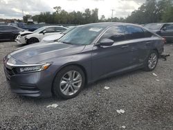 Salvage cars for sale at Riverview, FL auction: 2018 Honda Accord LX