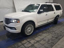 Lincoln salvage cars for sale: 2017 Lincoln Navigator L Select