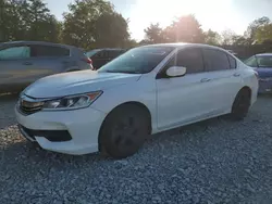 Salvage cars for sale at Madisonville, TN auction: 2016 Honda Accord LX