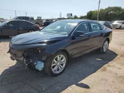 Chevrolet salvage cars for sale: 2018 Chevrolet Impala LT