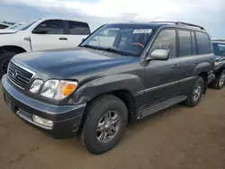 Salvage cars for sale at Brighton, CO auction: 2001 Lexus LX 470