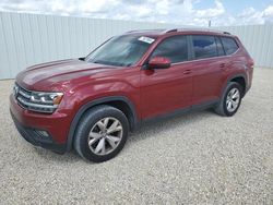 Volkswagen salvage cars for sale: 2018 Volkswagen Atlas SE