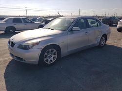 Salvage cars for sale at Sun Valley, CA auction: 2004 BMW 525 I