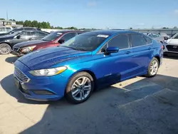 Flood-damaged cars for sale at auction: 2018 Ford Fusion SE Hybrid