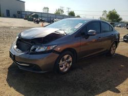 Honda salvage cars for sale: 2013 Honda Civic LX