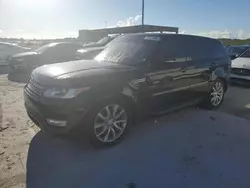 Salvage cars for sale at West Palm Beach, FL auction: 2016 Land Rover Range Rover Sport HSE