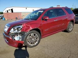 Salvage cars for sale at New Britain, CT auction: 2011 GMC Acadia Denali