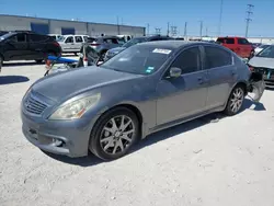 Salvage cars for sale at Haslet, TX auction: 2013 Infiniti G37 Base