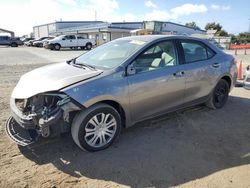 Salvage cars for sale from Copart San Diego, CA: 2015 Toyota Corolla L