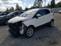 Salvage cars for sale at Graham, WA auction: 2018 Ford Ecosport SE