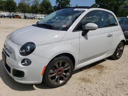 Salvage cars for sale at Hampton, VA auction: 2017 Fiat 500 POP