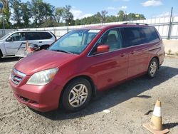 Salvage cars for sale at Spartanburg, SC auction: 2006 Honda Odyssey EX