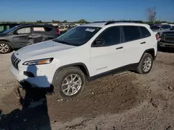 Salvage cars for sale at Kansas City, KS auction: 2016 Jeep Cherokee Sport