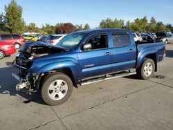 Salvage cars for sale at Woodburn, OR auction: 2005 Toyota Tacoma Double Cab Prerunner