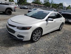 Salvage cars for sale at Opa Locka, FL auction: 2016 Chevrolet Malibu Premier