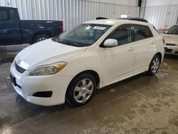 Toyota salvage cars for sale: 2010 Toyota Corolla Matrix