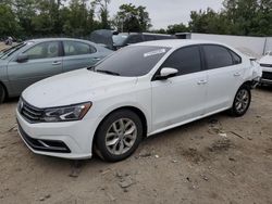 2018 Volkswagen Passat S en venta en Baltimore, MD