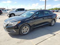 Salvage cars for sale at Grand Prairie, TX auction: 2017 Hyundai Sonata SE