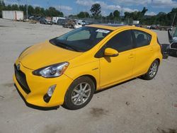 Toyota Prius salvage cars for sale: 2015 Toyota Prius C