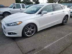 Ford salvage cars for sale: 2016 Ford Fusion Titanium