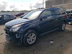 Chevrolet salvage cars for sale: 2017 Chevrolet Equinox LT