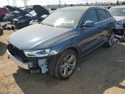 Salvage cars for sale from Copart Elgin, IL: 2017 Audi Q3 Premium Plus