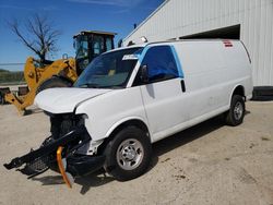 Salvage trucks for sale at Cicero, IN auction: 2019 Chevrolet Express G2500