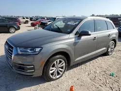 Salvage cars for sale at Houston, TX auction: 2017 Audi Q7 Premium Plus