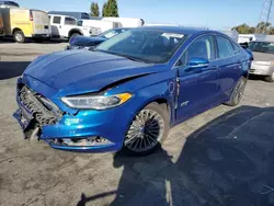 Ford salvage cars for sale: 2017 Ford Fusion Titanium Phev