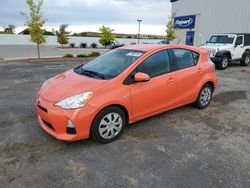 Salvage vehicles for parts for sale at auction: 2012 Toyota Prius C