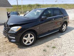 Mercedes-Benz salvage cars for sale: 2012 Mercedes-Benz ML 550 4matic