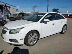 Salvage cars for sale at Los Angeles, CA auction: 2013 Chevrolet Cruze LTZ