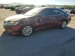 Salvage cars for sale at Las Vegas, NV auction: 2013 Honda Accord EXL