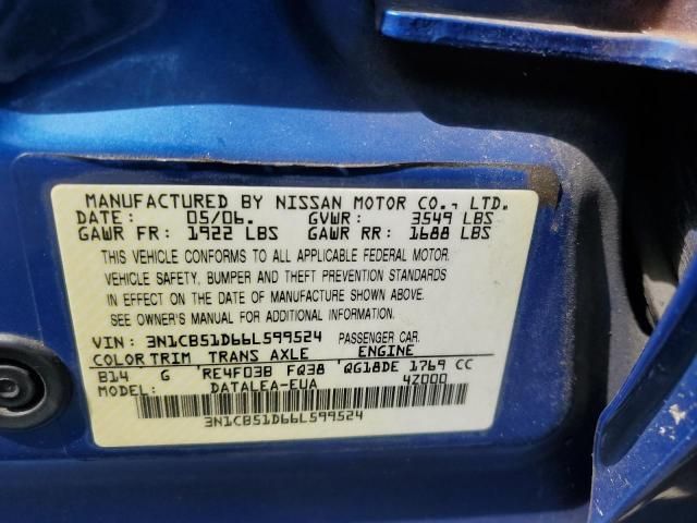 2006 Nissan Sentra 1.8