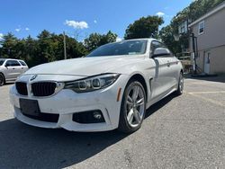 Salvage cars for sale at North Billerica, MA auction: 2018 BMW 430XI Gran Coupe