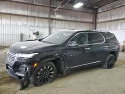 Salvage cars for sale at Des Moines, IA auction: 2023 Chevrolet Traverse Premier