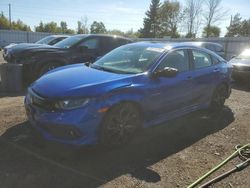 Salvage cars for sale at Bowmanville, ON auction: 2019 Honda Civic Sport